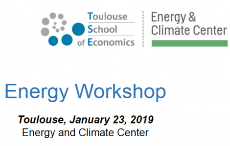 Workshop on energy economics at the Toulouse School of Economics